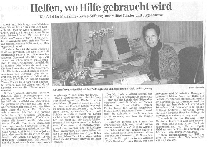 Marianne Tewes Stiftung